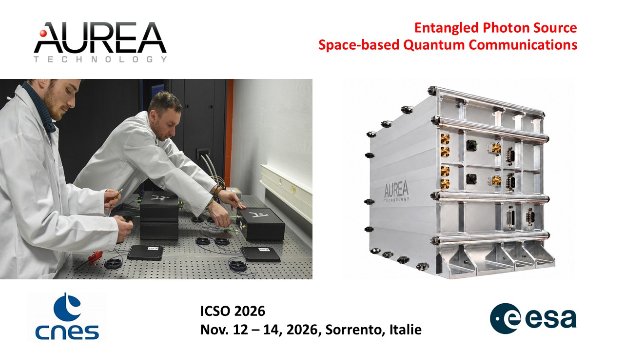 AUREA Technology exhibit its Entangled Photon Source at ICSO 2026, Sorrento, Italy